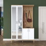 Hanah Home Soporte de Entrada EA147 - 4486 Nogal y Blanco